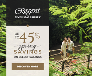 Regent Cruises - Save on Luxury with up to 45% Off - Special cruise offer